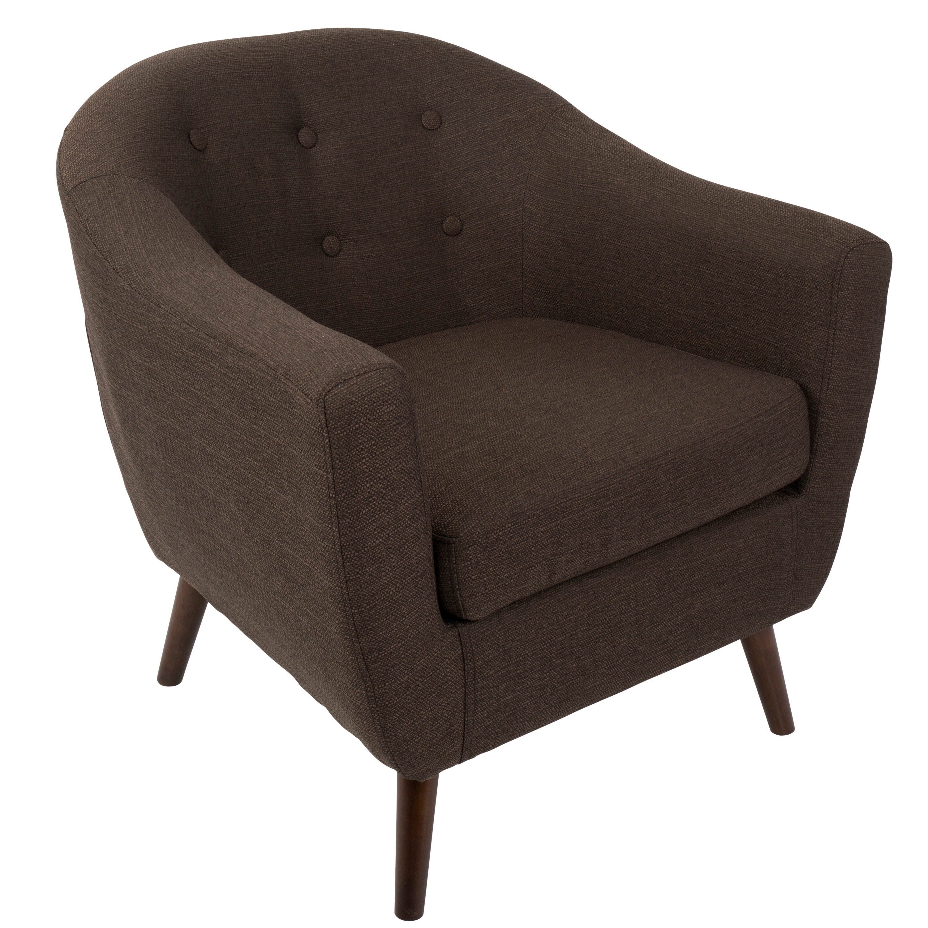 Strick & Bolton Shearing Mid Century Modern Accent Chair Free Strick & Bolton Shearing Mid Century Modern Accent Chair Free