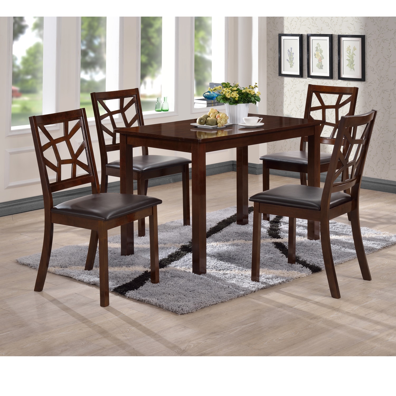 Contemporary Black Faux Leather Dining Chair 2 Piece Set By Contemporary Black Faux Leather Dining Chair 2 Piece Set By Baxton Studio On Free Shipping Today 9791468