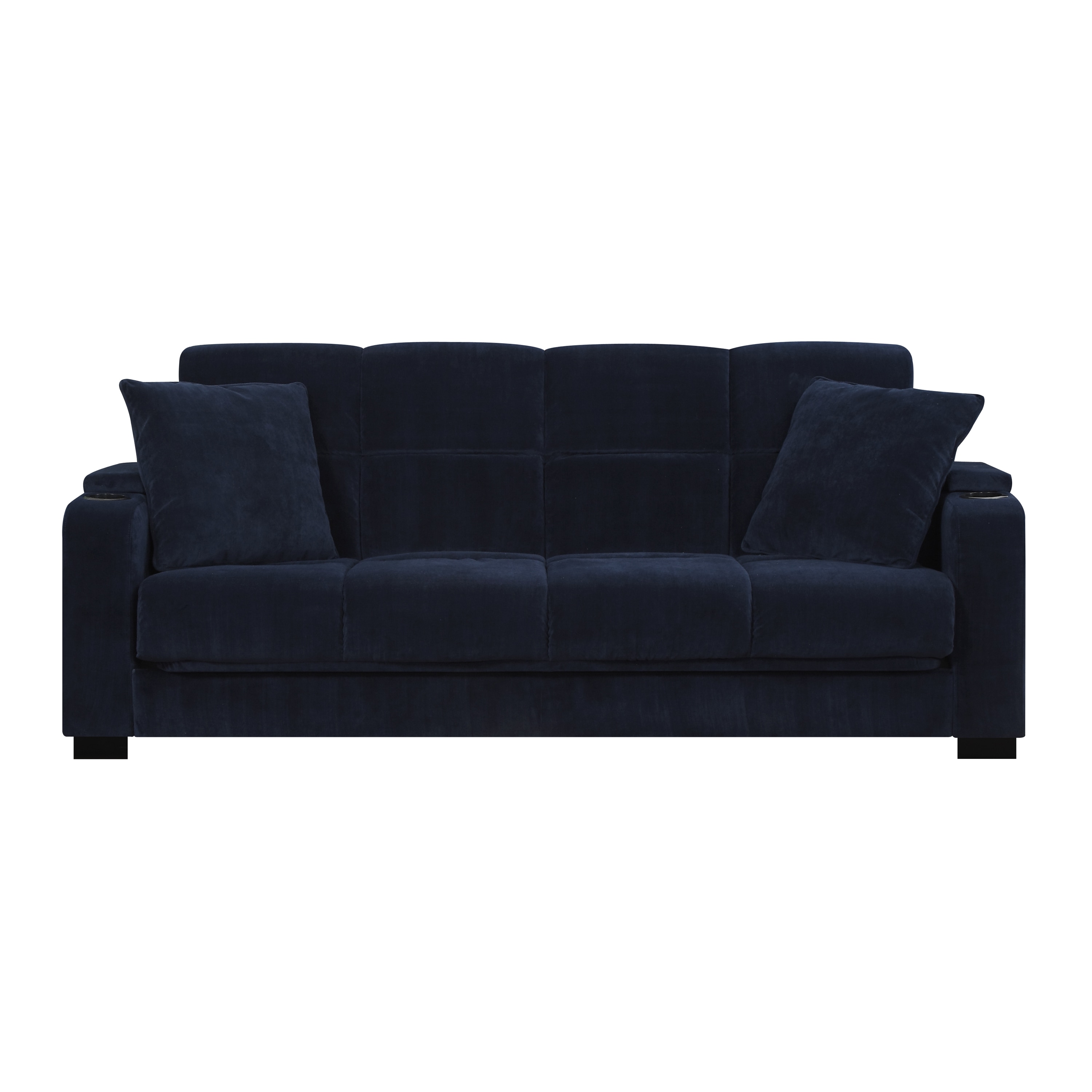 Shop Portfolio Tevin Navy Blue Velvet Convert A Couch Storage Arm Futon Sofa Sleeper On Sale Free Shipping Today Overstock 20603147 Shop Portfolio Tevin Navy Blue Velvet Convert A Couch Storage Arm Futon Sofa Sleeper On Sale Free Shipping Today Overstock 20603147