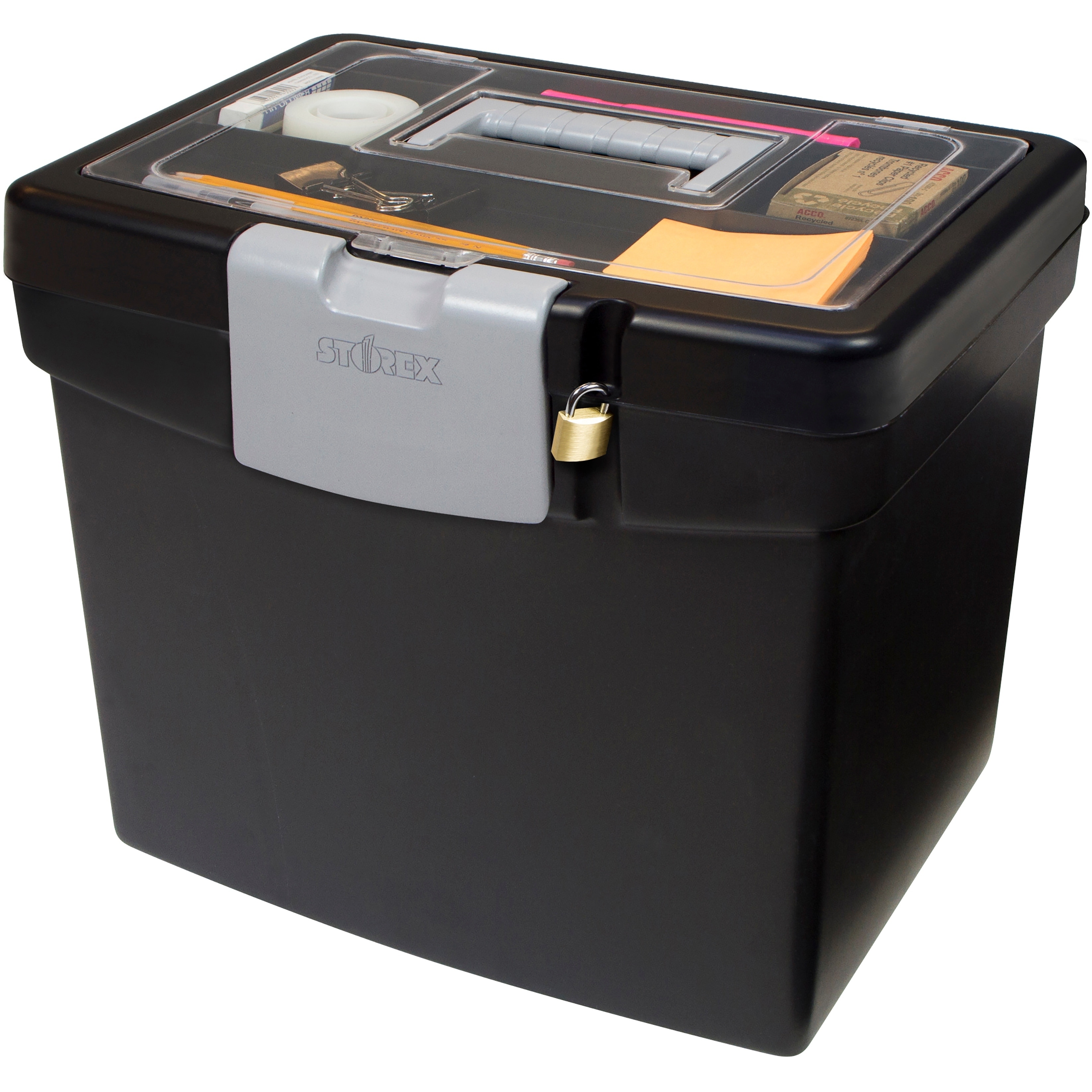 X Portable File Box With Xl Storage Lid Black Color Free X Portable File Box With Xl Storage Lid Black Color Free Shipping On Orders Over 45 16977879