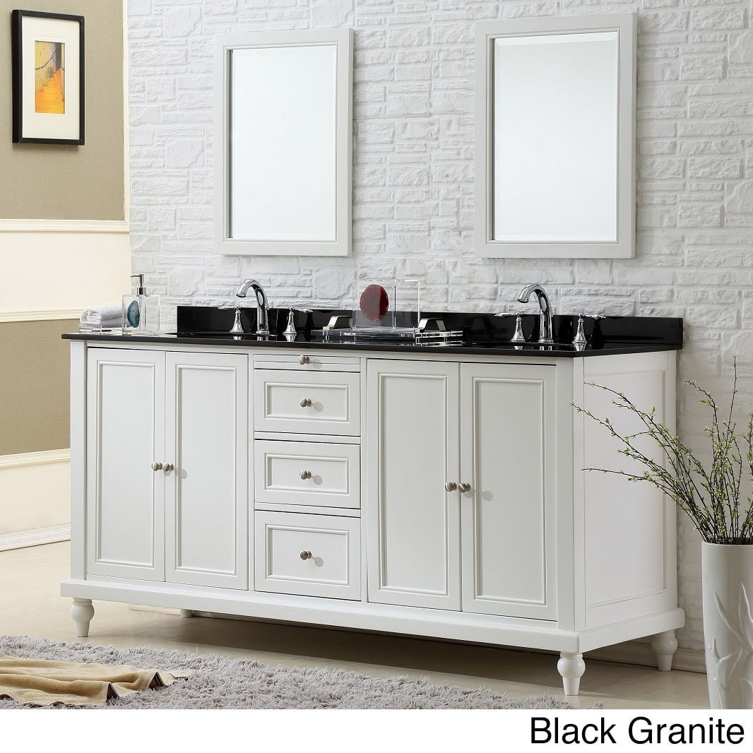 Direct Vanity Sink 70 Inch Clic Pearl White Double Vanity Sink 70 Inch Clic Pearl White Double Cabinet On Free Shipping Today 9813120