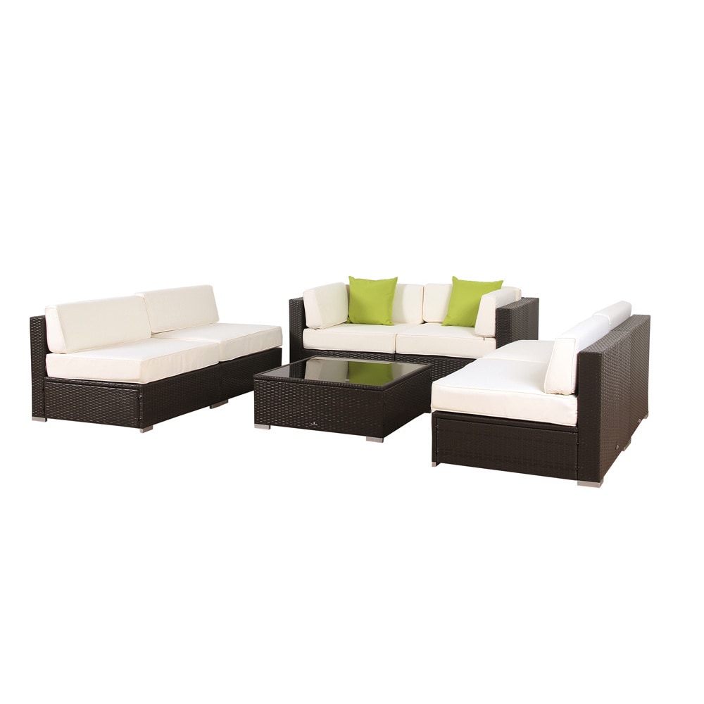 Broyerk 7 Piece Outdoor Rattan Patio Furniture Set Free Broyerk 7 Piece Outdoor Rattan Patio Furniture Set Free Shipping Today 9917897