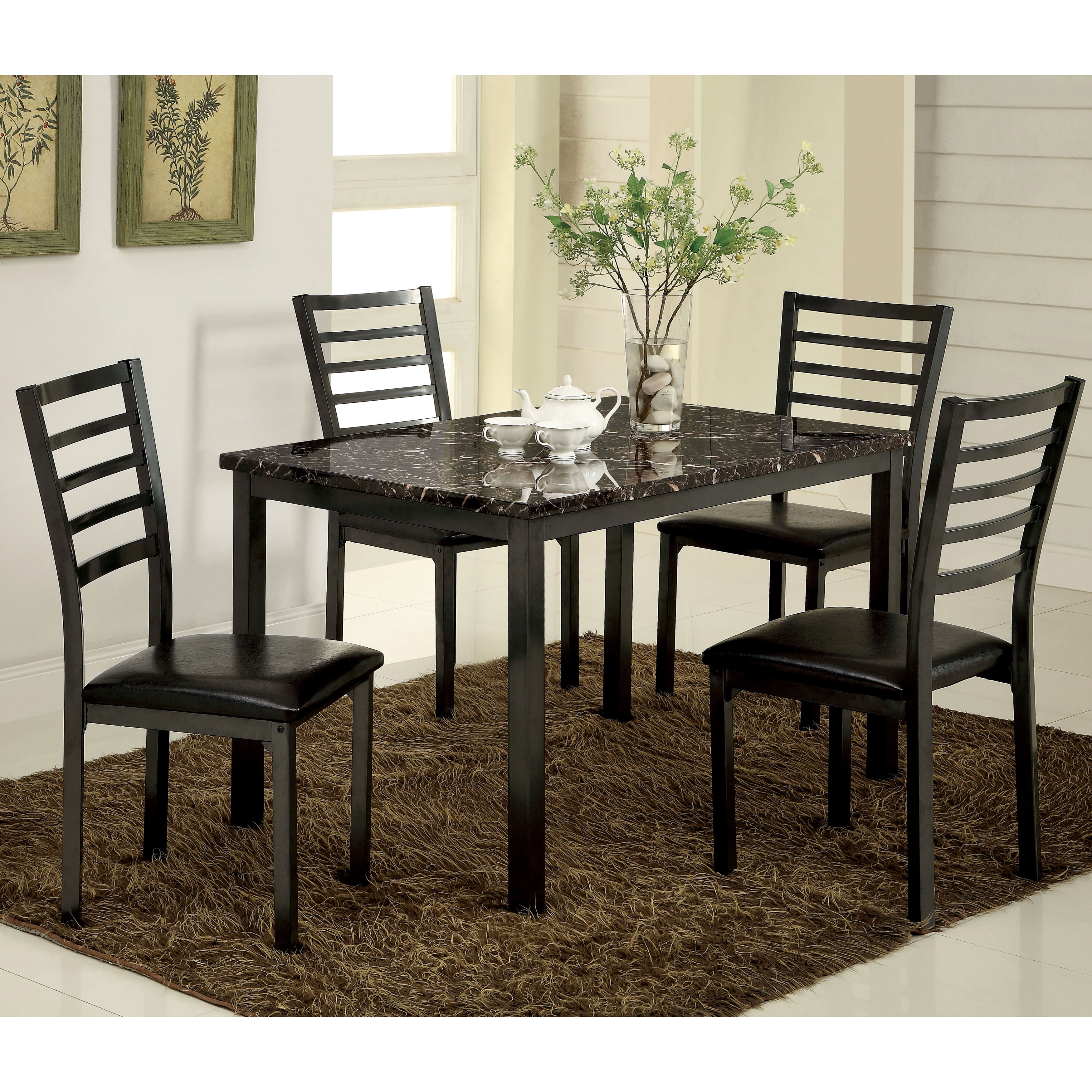 Hartley Black 48 Inch Dining Table By Foa On Free Hartley Black 48 Inch Dining Table By Foa On Free Shipping Today 9934549