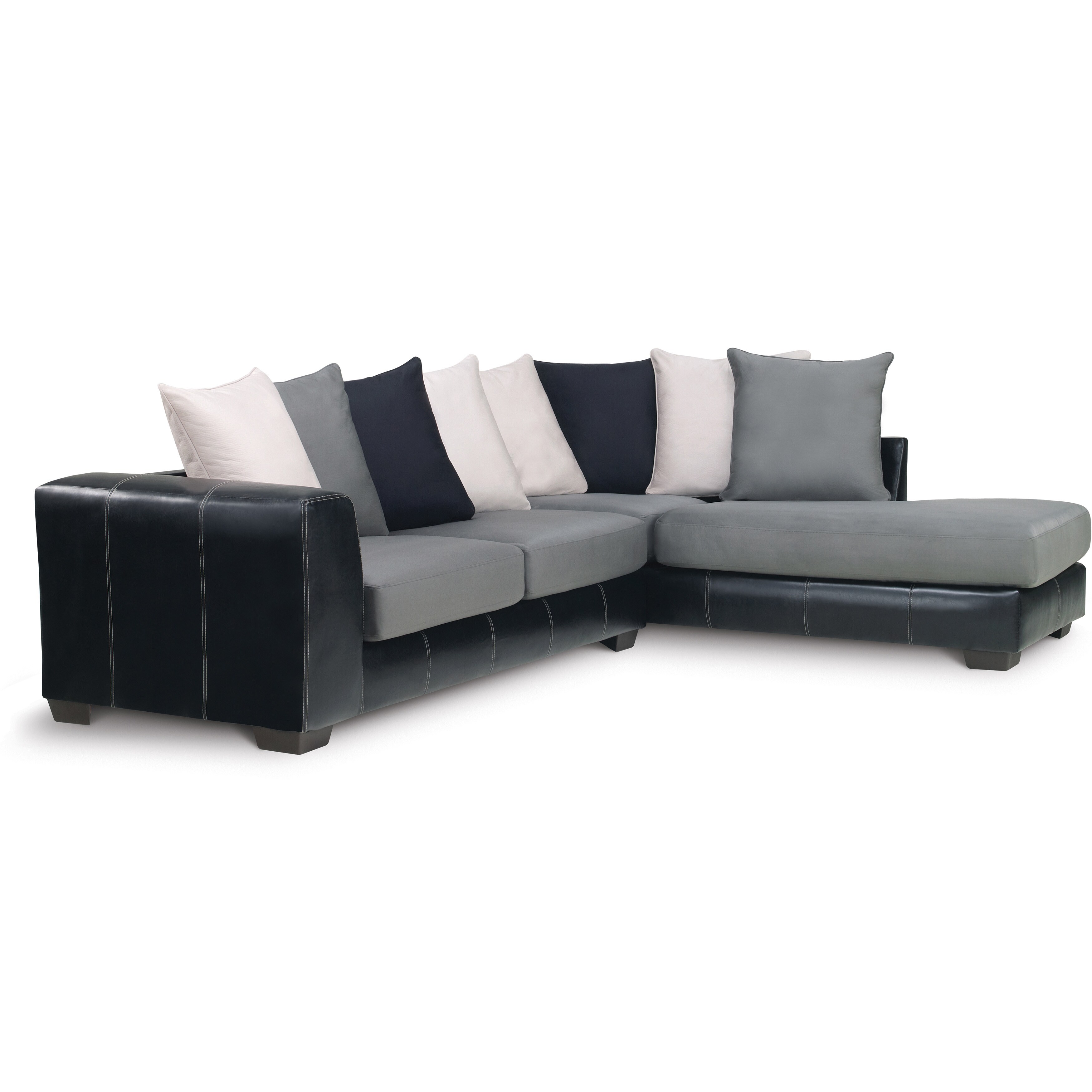 Art Van Idol Steel 2 Piece Sectional Free Shipping Today Art Van Idol Steel 2 Piece Sectional