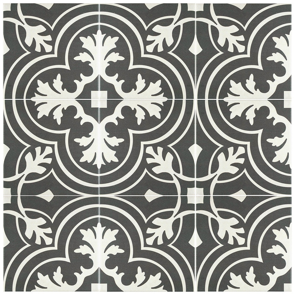 Somertile 7 75x7 75 Inch Thirties Clic Ceramic Floor And Somertile 7 75x7 75 Inch Thirties Clic Ceramic Floor And Wall Tile 25 Tiles 11 Sqft Free Shipping Today 9969869