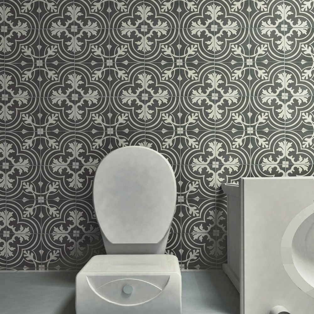 Somertile 7 75x7 75 Inch Thirties Clic Ceramic Floor And Somertile 7 75x7 75 Inch Thirties Clic Ceramic Floor And Wall Tile 25 Tiles 11 Sqft Free Shipping Today 9969869