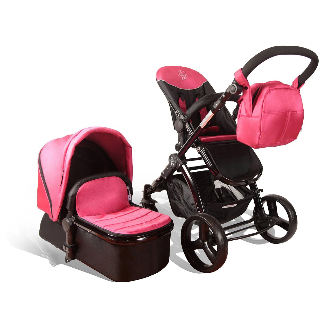 Babyelle Fold Up Infant Seat With Melodies And Soothing Vibrations - Baby Elle Kursi Lipat Bayi