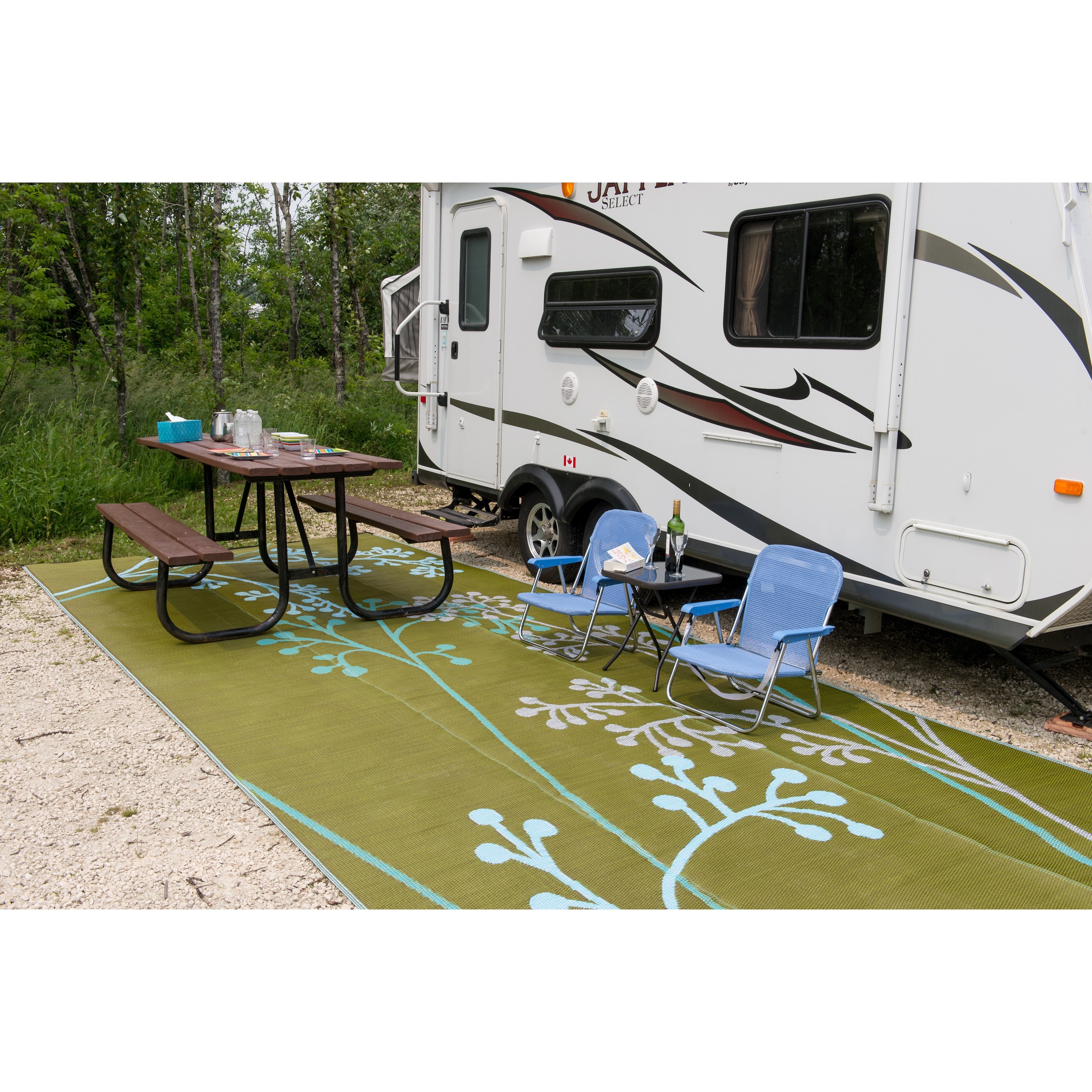 B Begonia Fernando Fl Outdoor Rv Camping Blue Green B Begonia Fernando Fl Outdoor Rv Camping Blue Green Reversible Patio Mat 9 X 12 Free Shipping Today 17131327