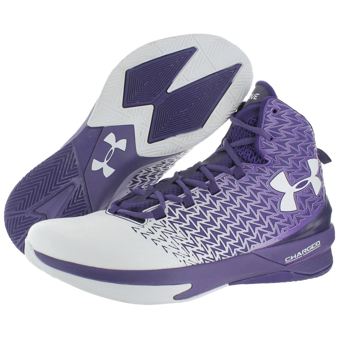 Under Armour Clutchfit Drive Purple And White 2025