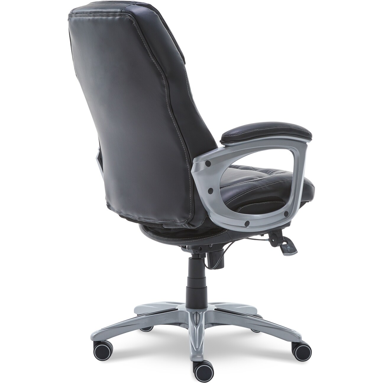 Serta Back In Motion Bonded Leather Health And Wellness Executive Office Chair Overstock 9088607