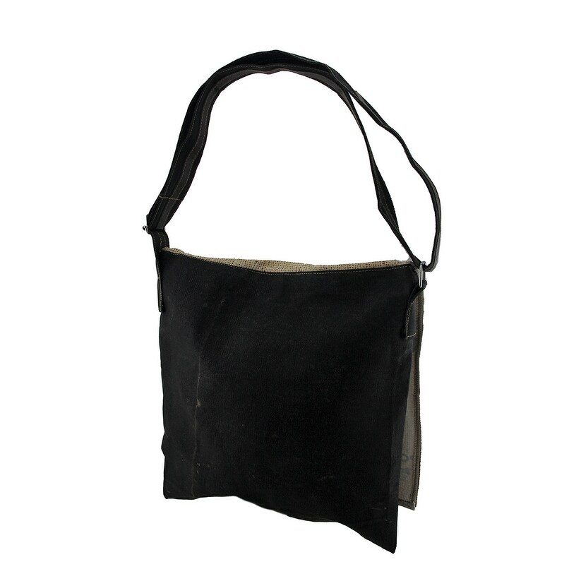 Burlap Look Vintage Bicycle Cotton Crossbody Bag W Leather Strap Burlap Look Vintage Bicycle Cotton Crossbody Bag W Leather Free Shipping On Orders Over 45 17097963