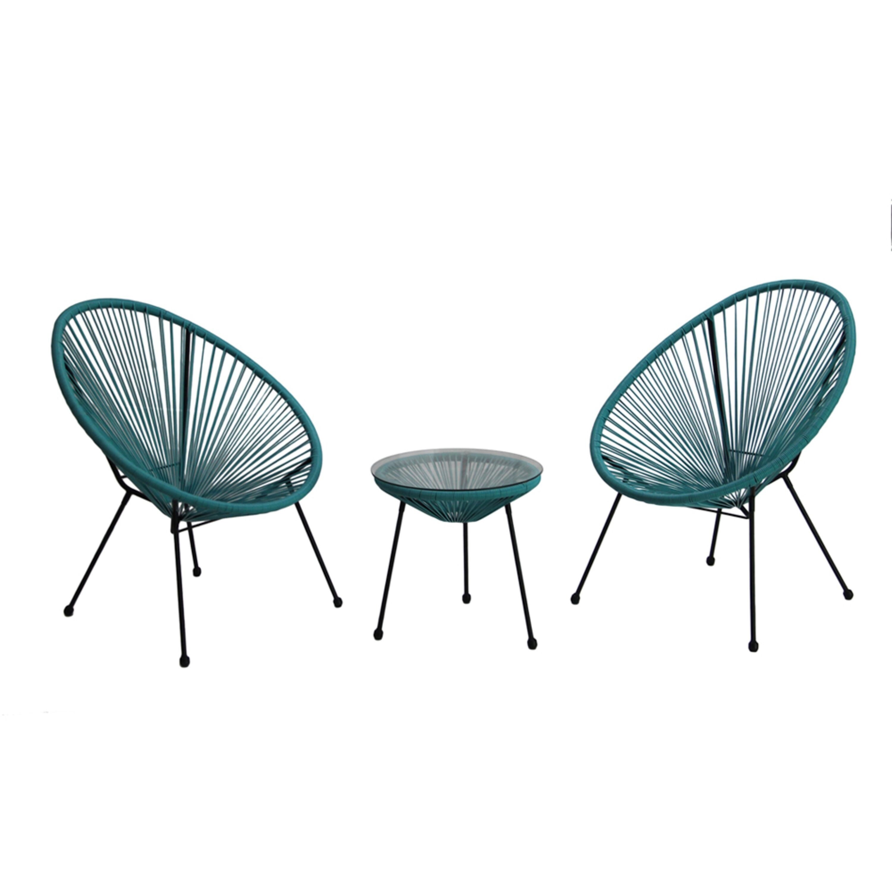 Shop Light Weight Acapulco Woven Basket Patio Chair With Table Overstock 31317060