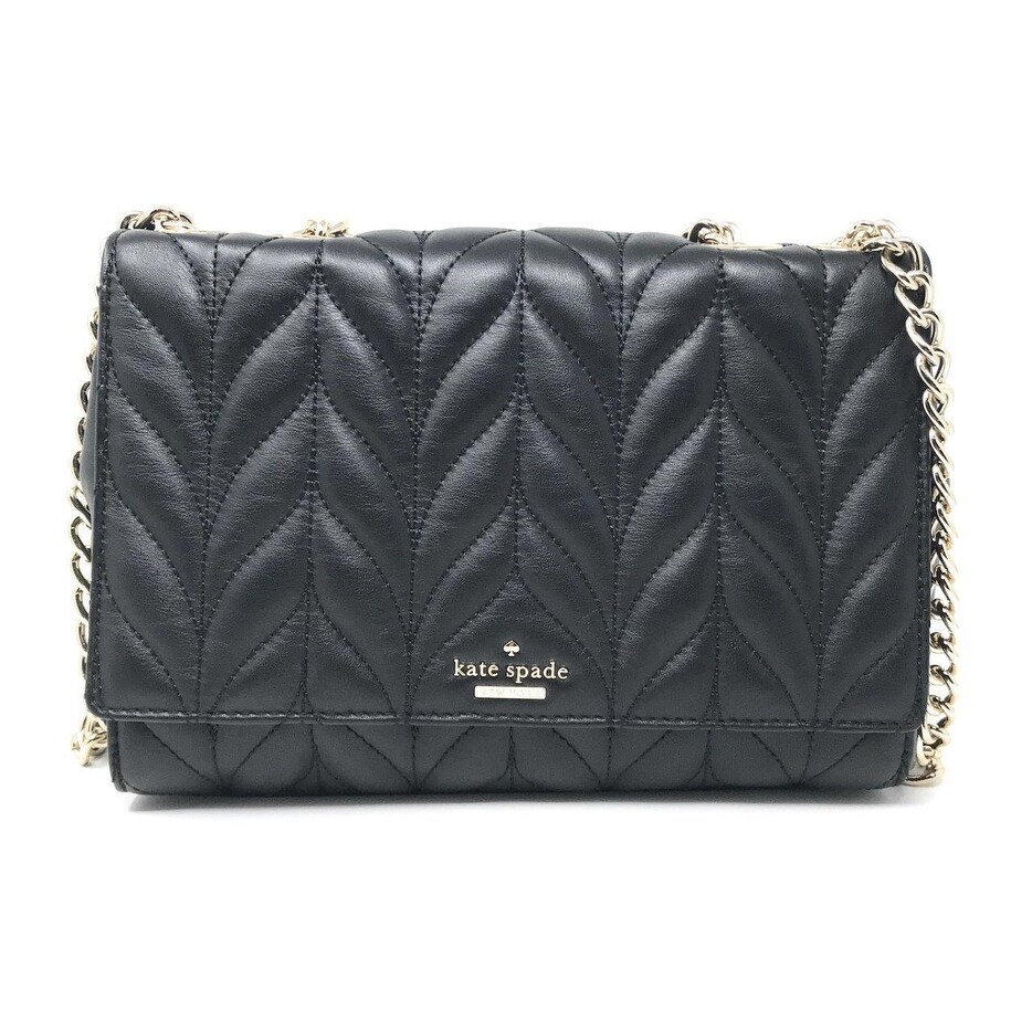 kate spade black quilted crossbody