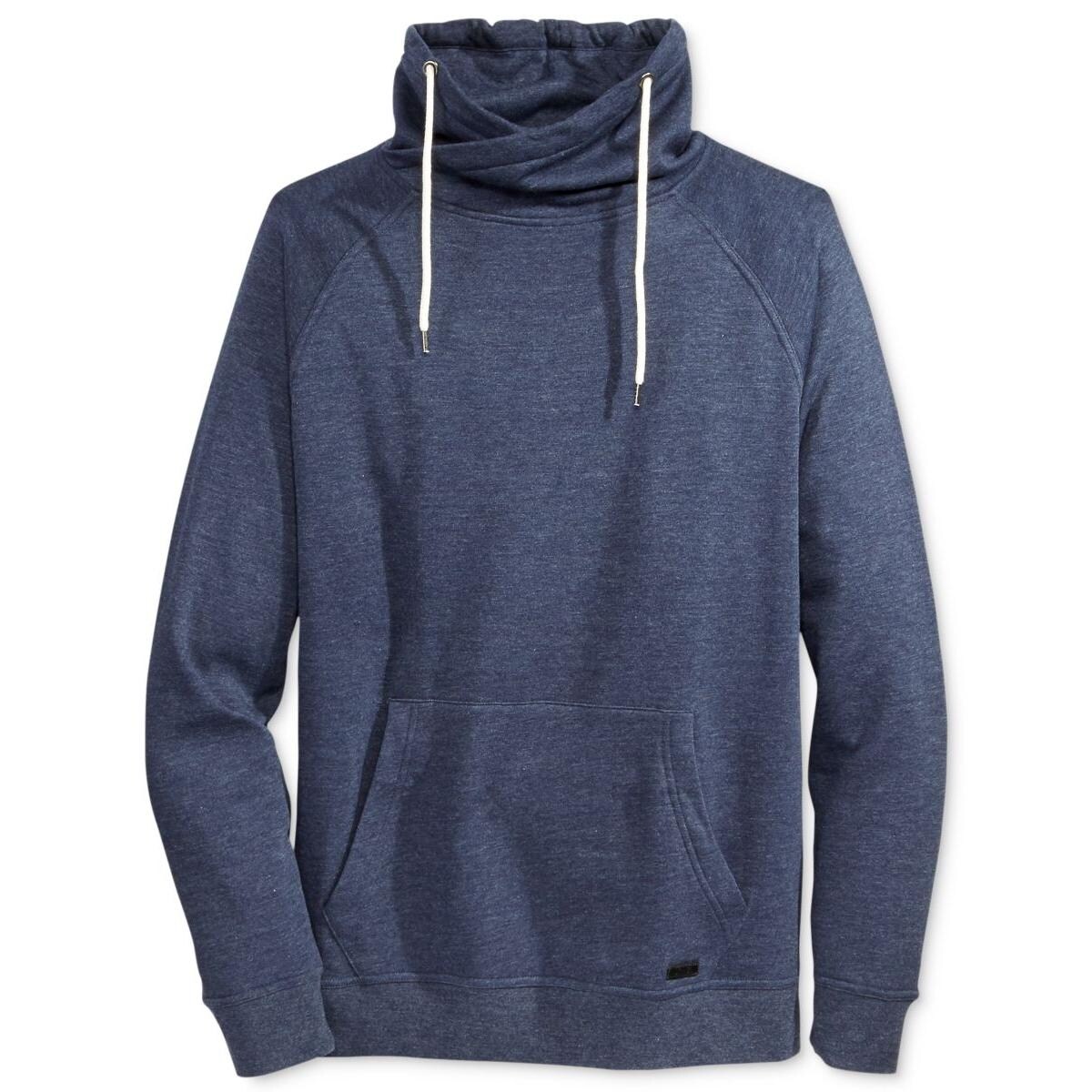 cowl neck mens hoodie