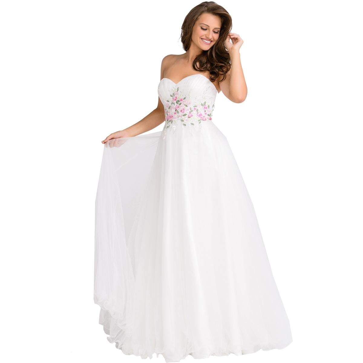 Strapless Formal Dress