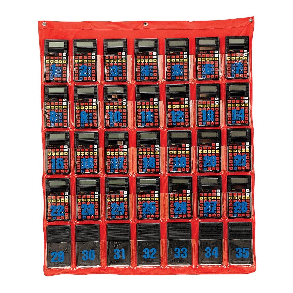 Learning Resources Calculator Storage Pocket Chart 29 X 36 Learning Resources Calculator Storage Pocket Chart 29 X 36 Inches Free Shipping On Orders Over 45 16726175
