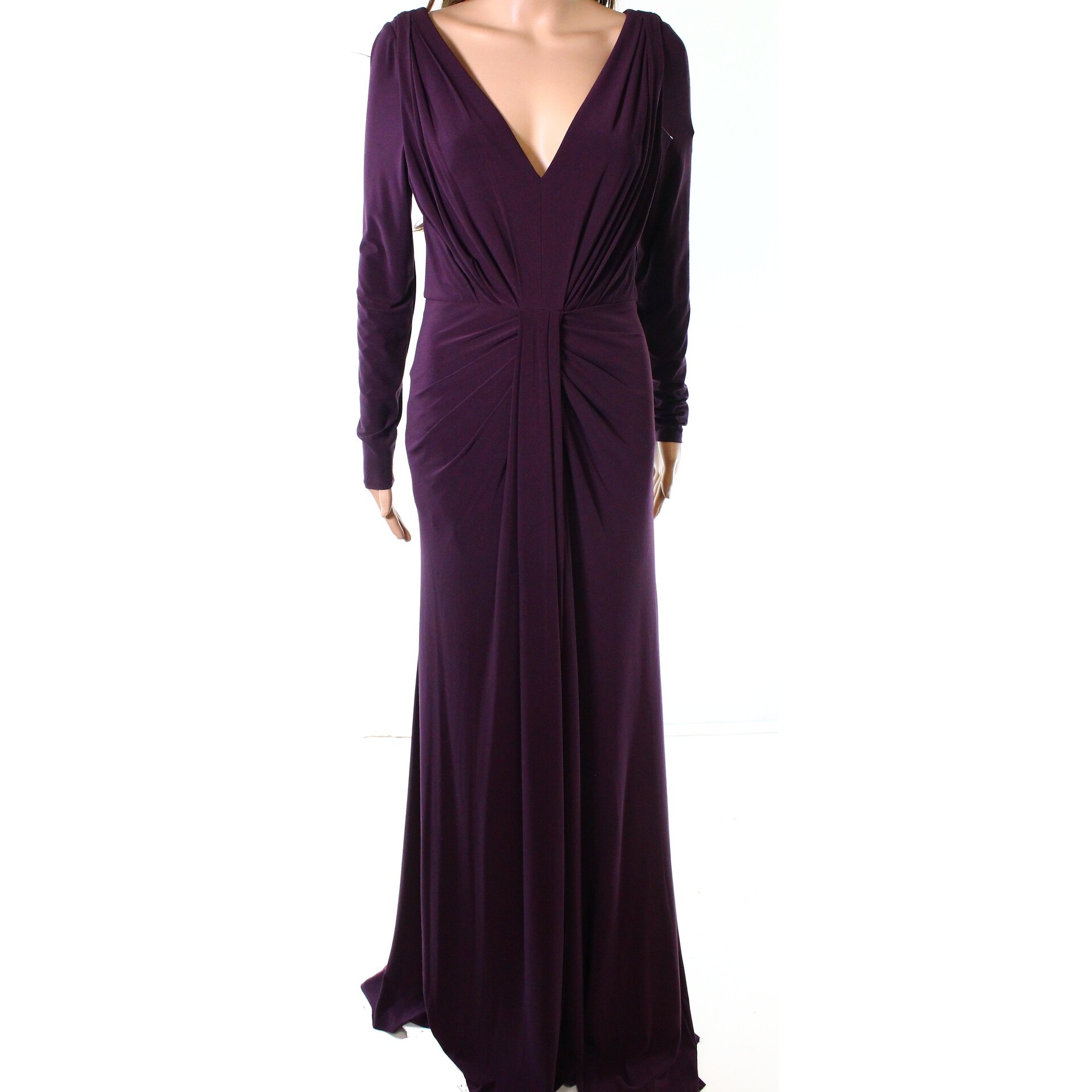 Vera Wang Long Sleeve Formal Dress