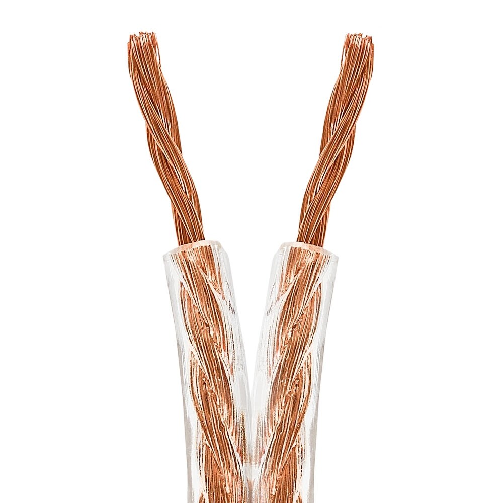 12awg Clear Jacket Loud Speaker Wire Cable 50 Feet