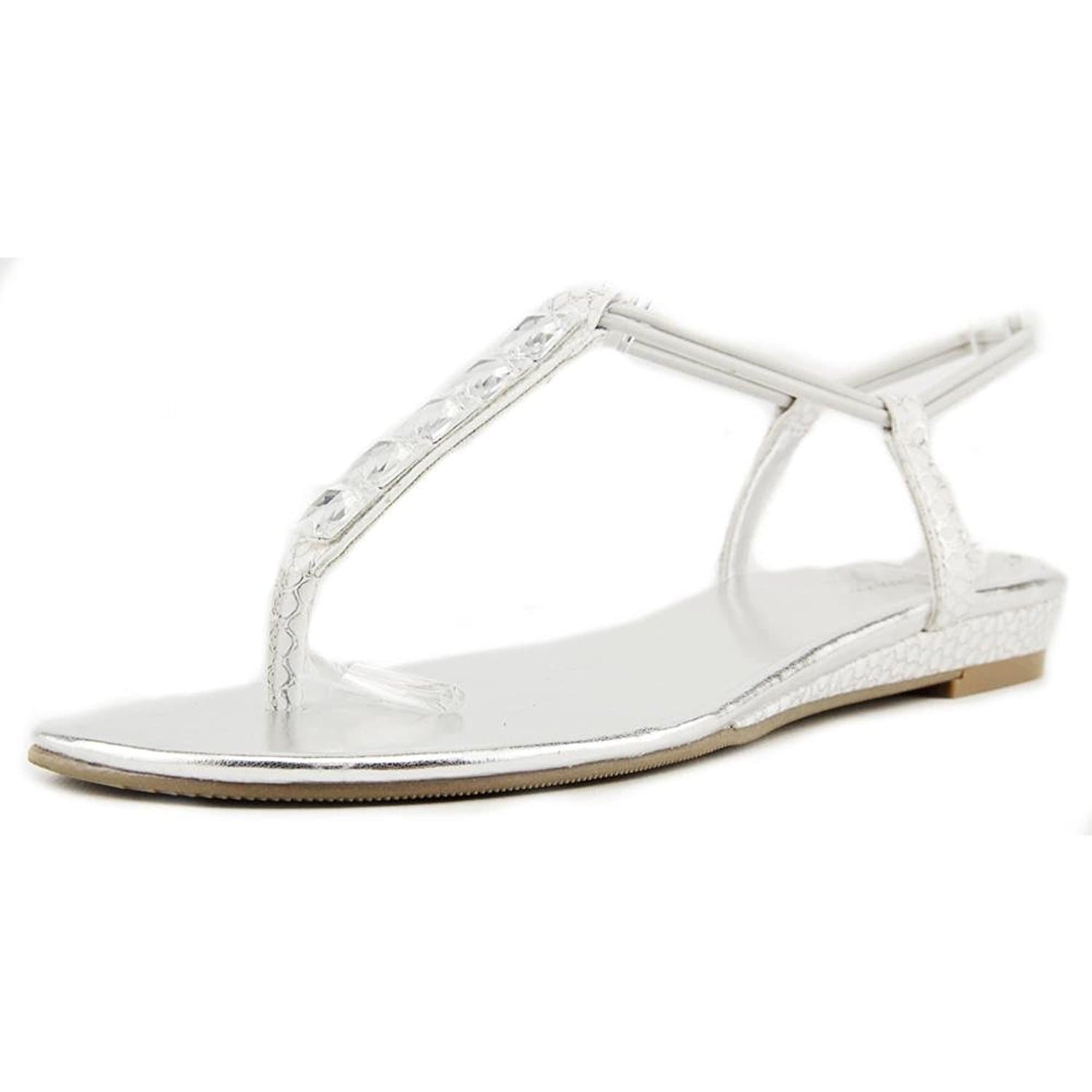 Style Co Womens ELIAHH Open Toe Casual Slide Sandals Pewter Size 95 Style Co Womens ELIAHH Open Toe Casual Slide Sandals Pewter Size 95