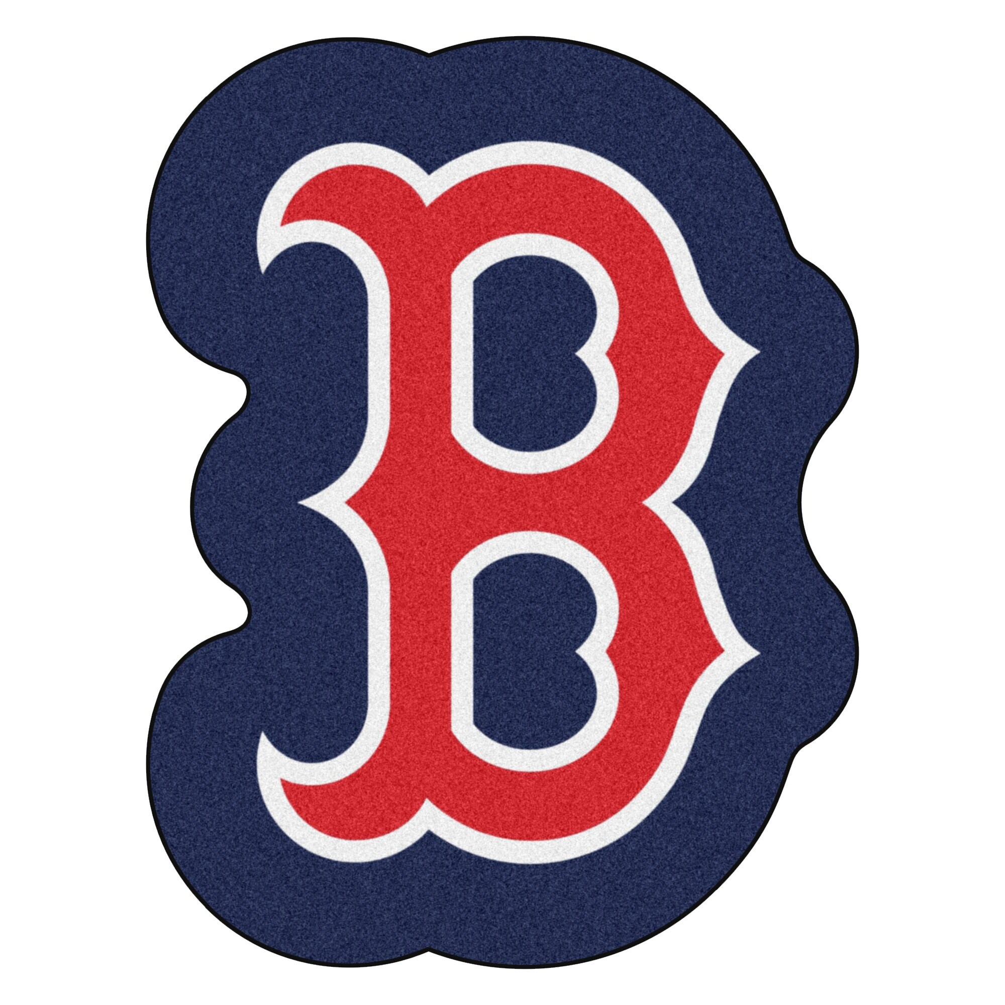 Mlb Boston Red Sox Mascot Novelty Logo Shaped Area Rug N A