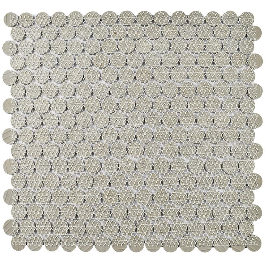 Somertile 12x12 625 Inch Penny Light Blue Porcelain Mosaic Floor And Wall Tile 10 Tiles 10 74 Sqft Overstock Somertile 12x12 625 Inch Penny Light Blue Porcelain Mosaic Floor And Wall Tile 10 Tiles 10 74 Sqft Overstock