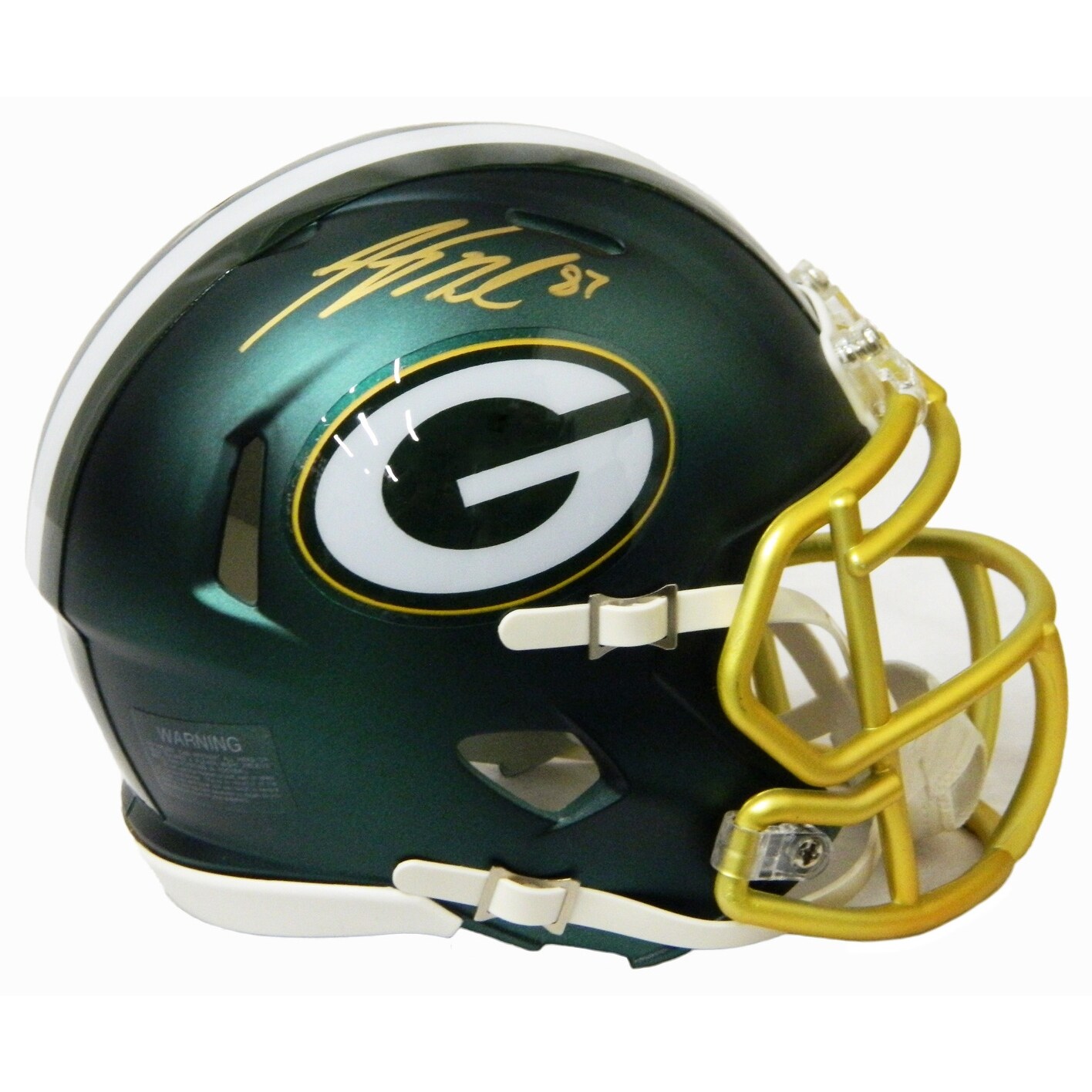 jordy nelson signed helmet