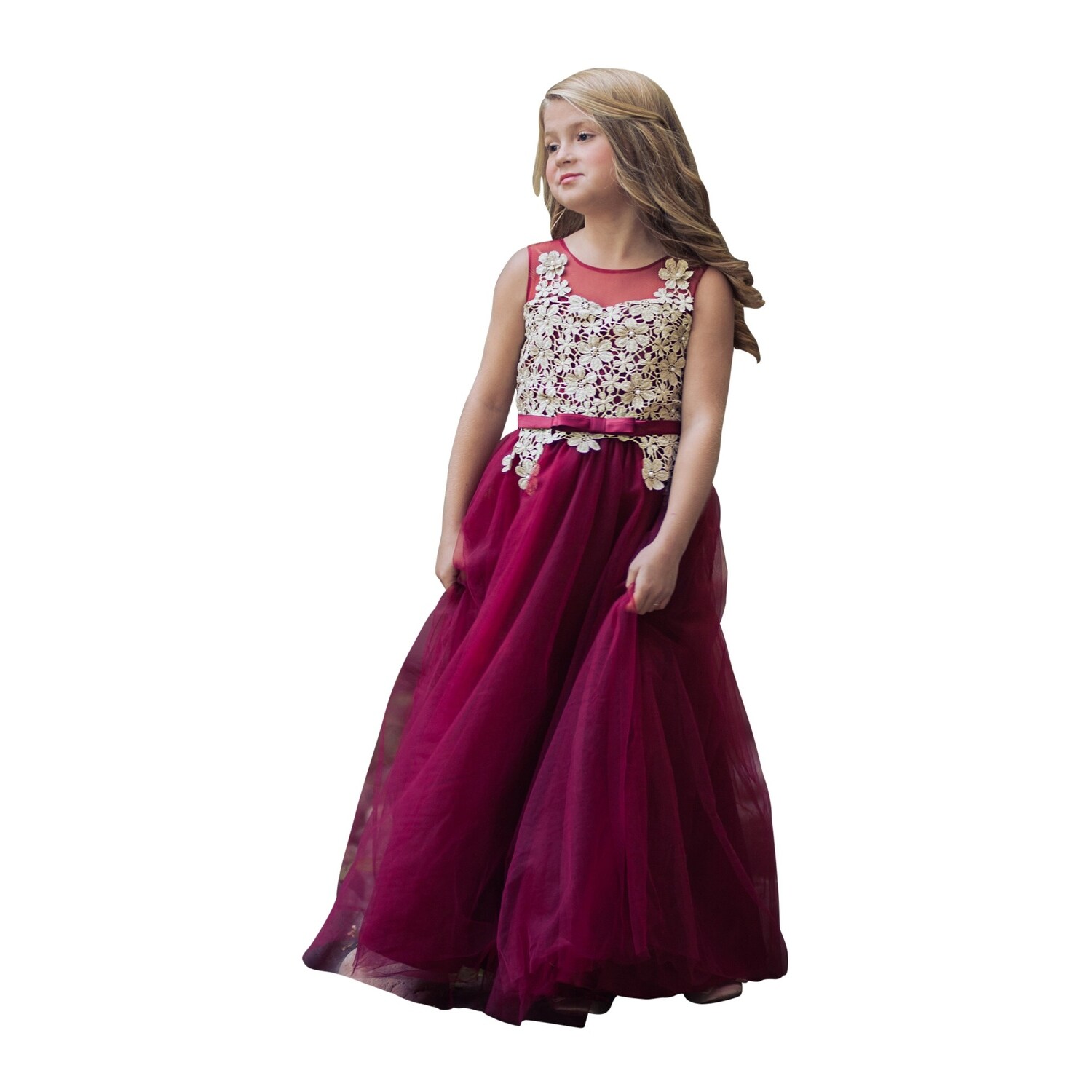 wine junior bridesmaid dresses