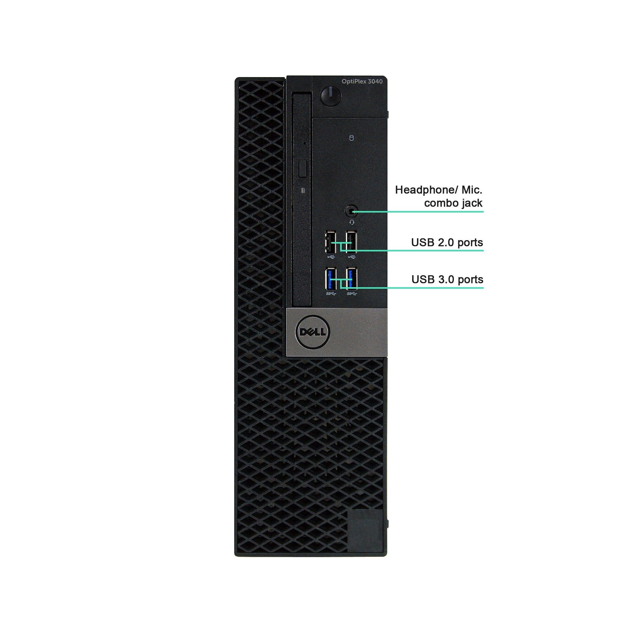 Dell Optiplex 3040 Core i5-6500 3 2GHz 8GB RAM 500GB HDD DVD-RW Win 10 Pro Small Form Factor PC (Refurbished)