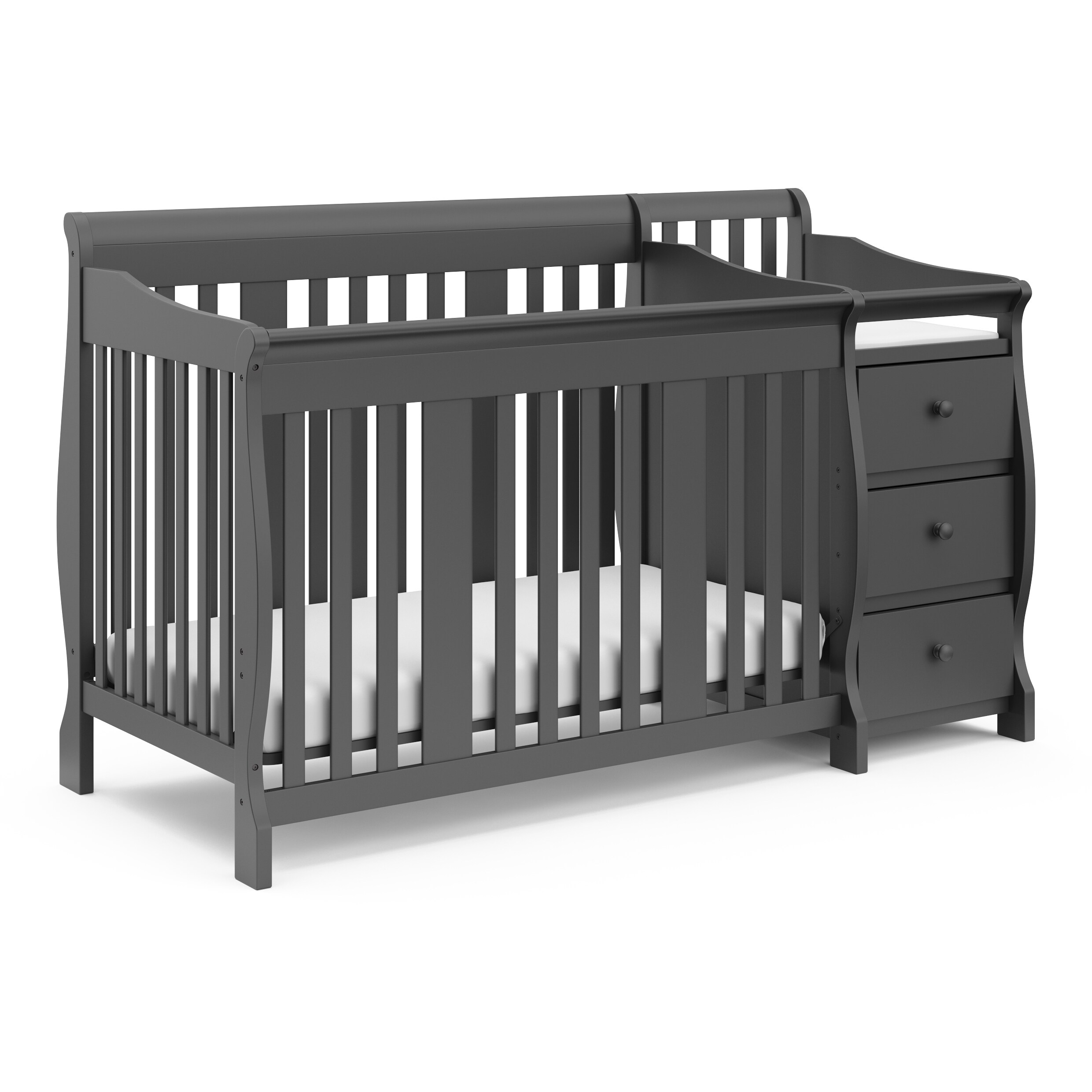 storkcraft crib with changing table