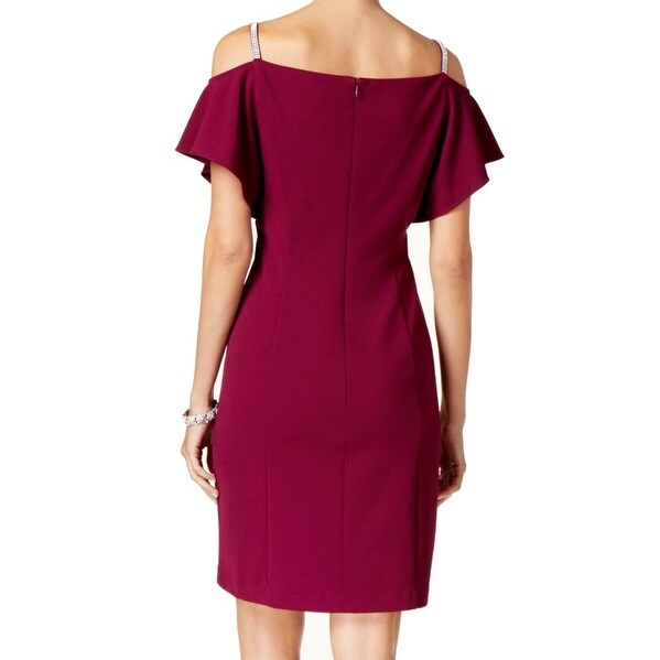 msk rhinestone sheath dress
