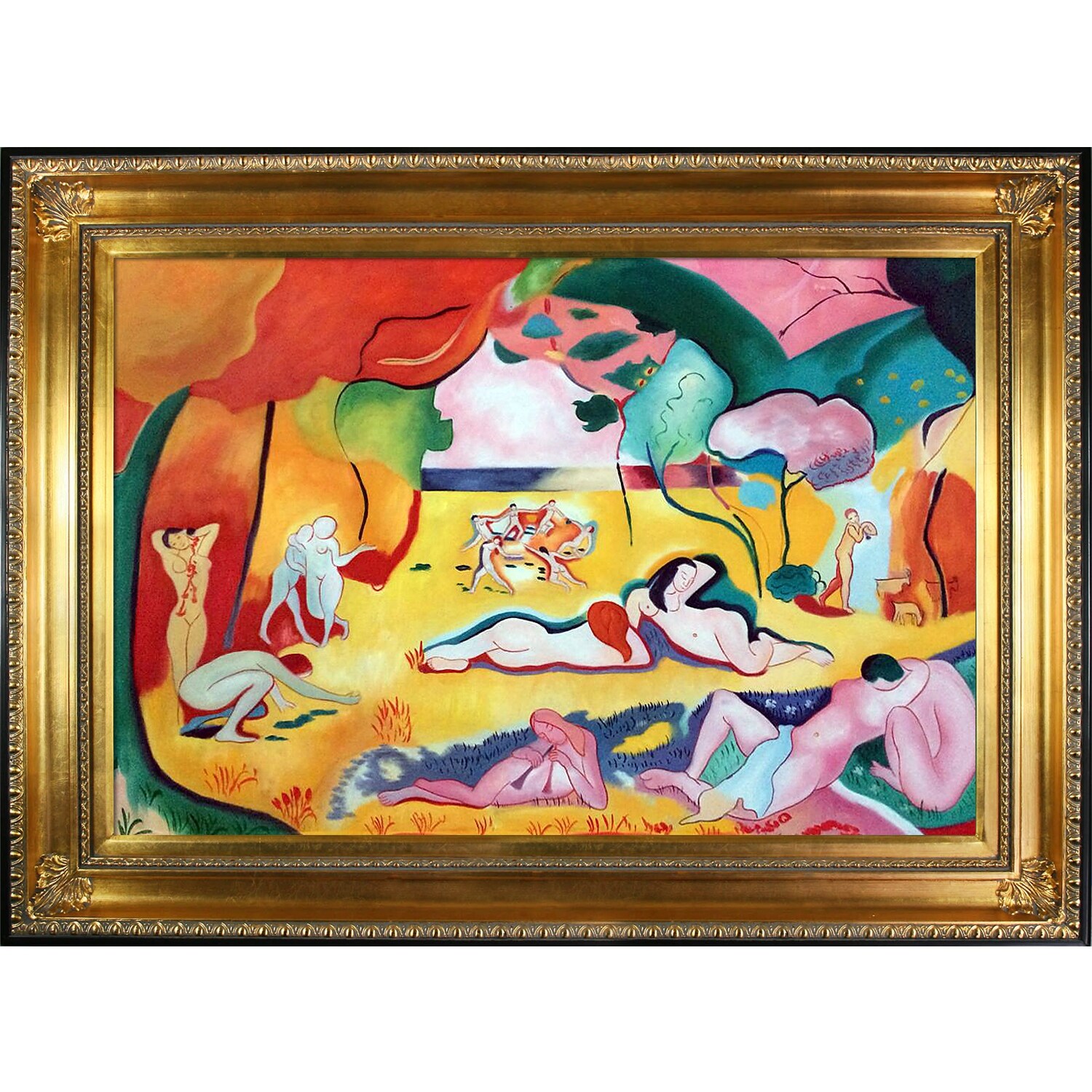 Henri Matisse The Joy Of Life Hand Painted Oil Reproduction Overstock 21930962
