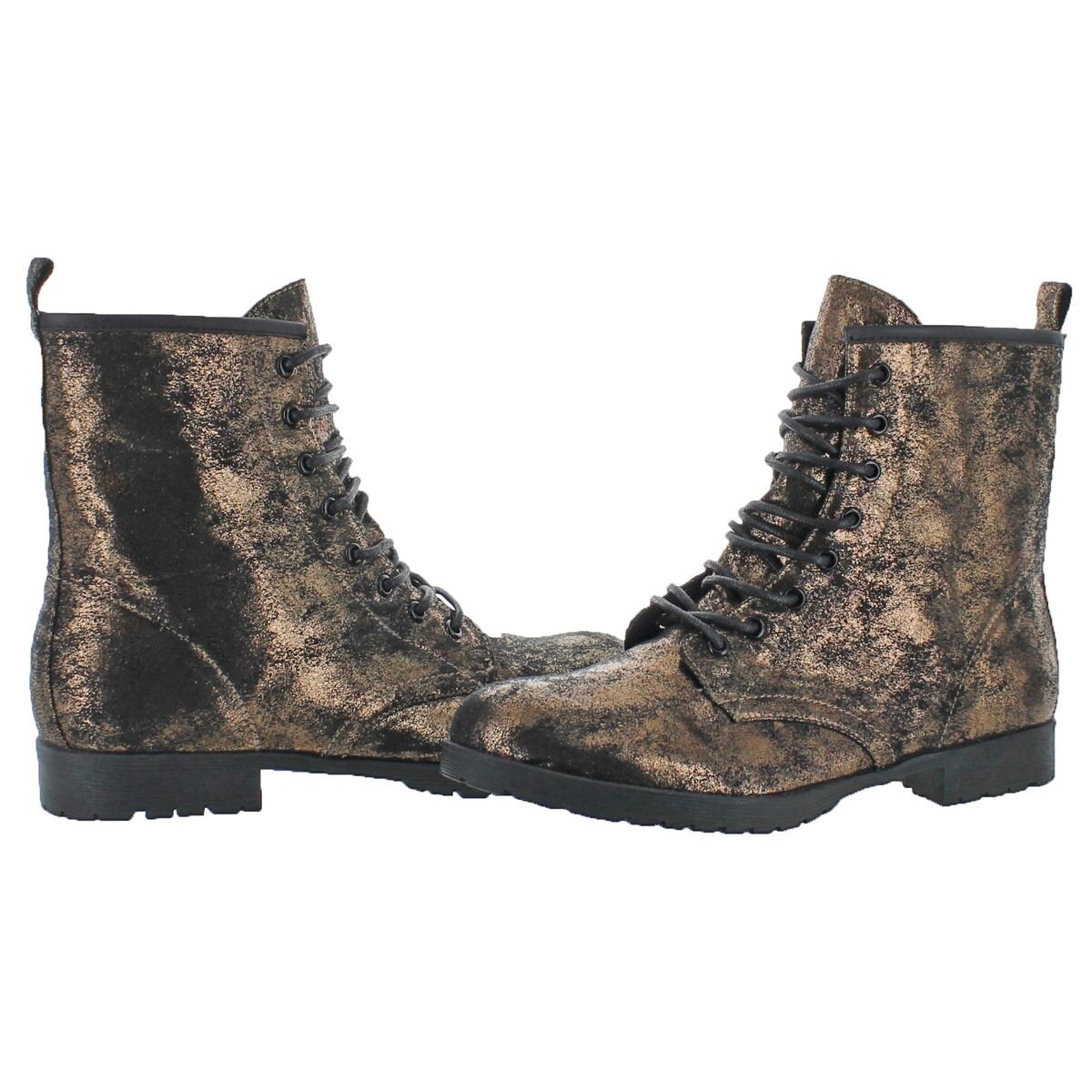 Not Rated Womens Lights Out Combat Boots Lace Up Casual 6 Medium B M
