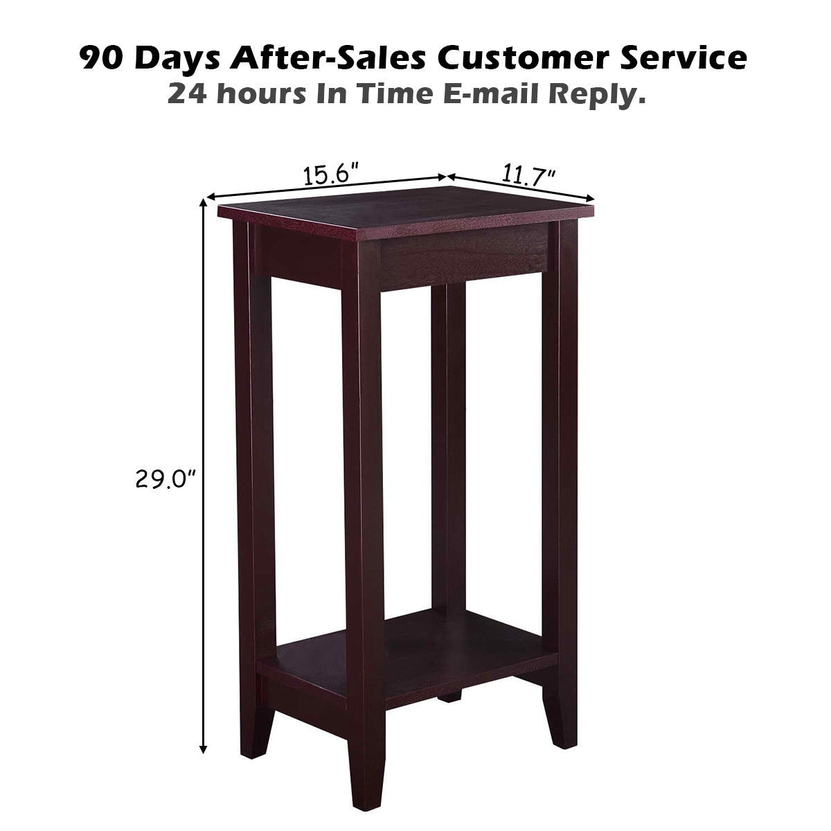 Costway Tall End Table Coffee Stand Night Side Nightstand Costway Tall End Table Coffee Stand Night Side Nightstand Accent Furniture Brown Free Shipping Today 16131188