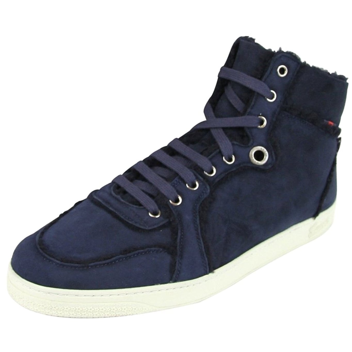 gucci navy sneakers
