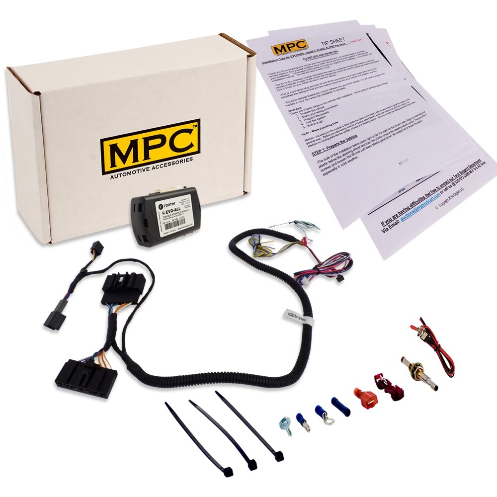 Complete Add On Remote Start Kit For 2008-2012 Ford Escape Hybrid -  Includes T-Harness - Use Your Factory Remotes