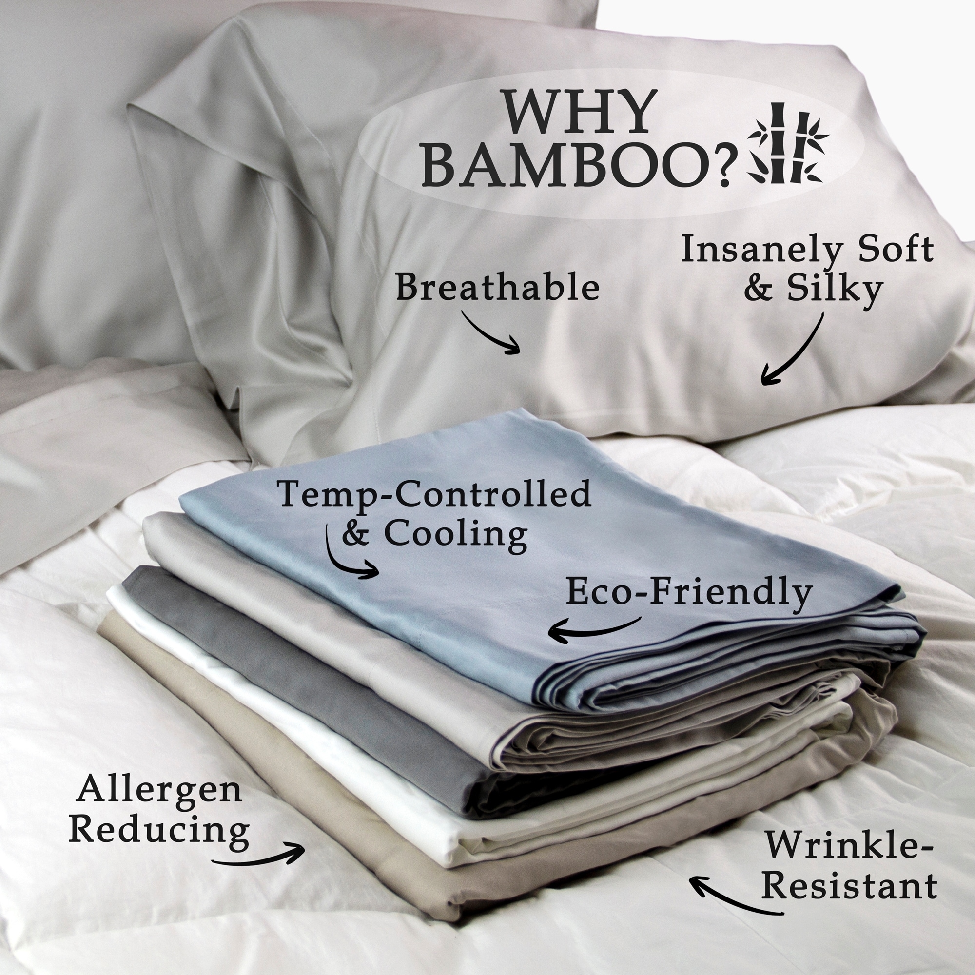 100 Sa Bamboo Sheets Set Pillow Cases Top Sheet And 100 Sa Bamboo Sheets Set Pillow Cases Top Sheet And Ed Free Shipping Today 26444219