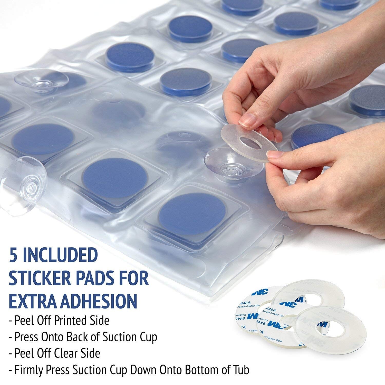 Shop Ivation Bubble Bath Massage Mat Full Body For Relaxing Bath