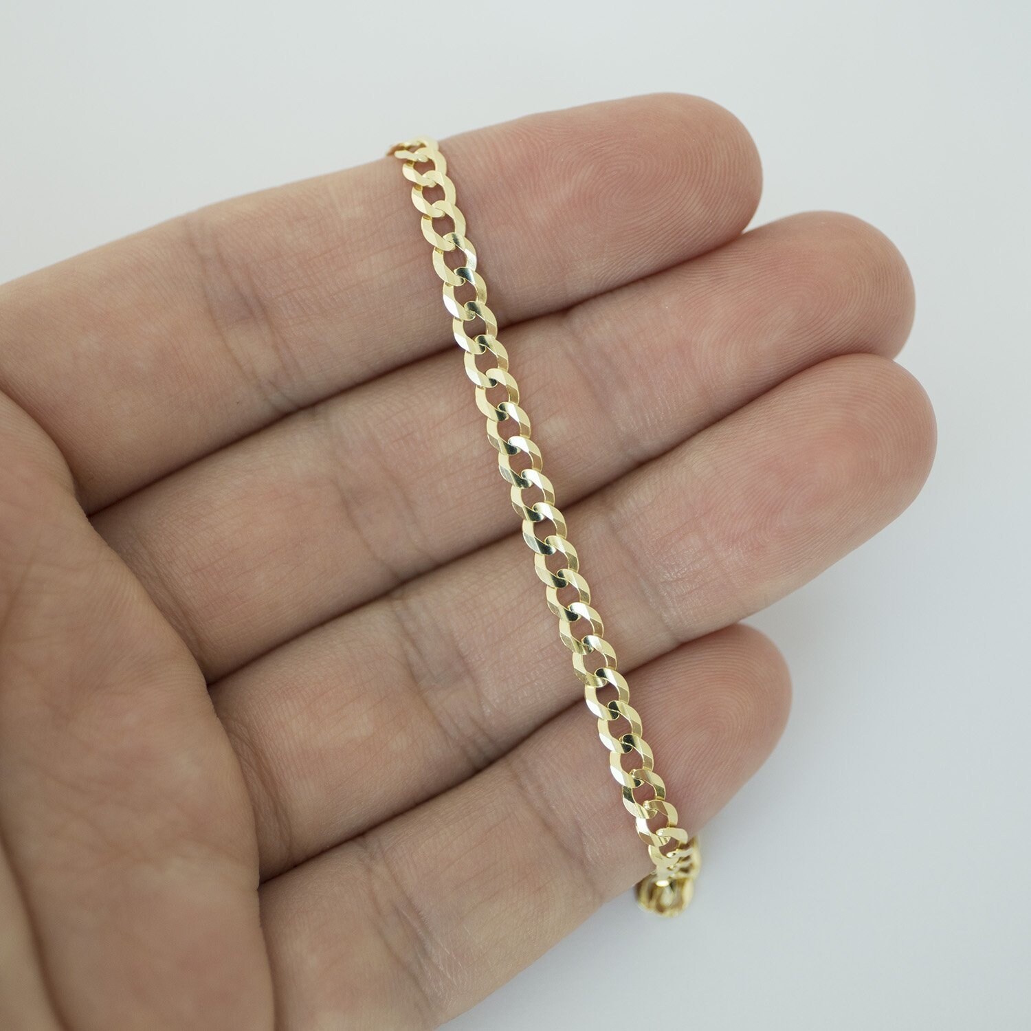 Mcs Jewelry Inc 14 Karat Yellow Gold Comfort Cuban Curb Link Mcs Jewelry Inc 14 Karat Yellow Gold Comfort Cuban Curb Link Chain Necklace 3 6mm Free Shipping Today 22085174