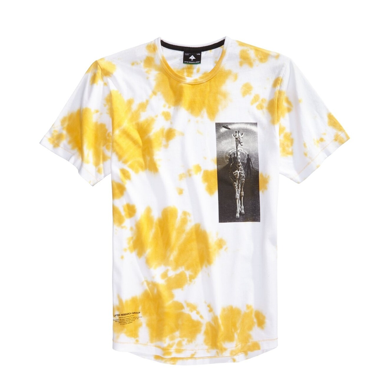 LRG White Yellow Men Size Large L Tie