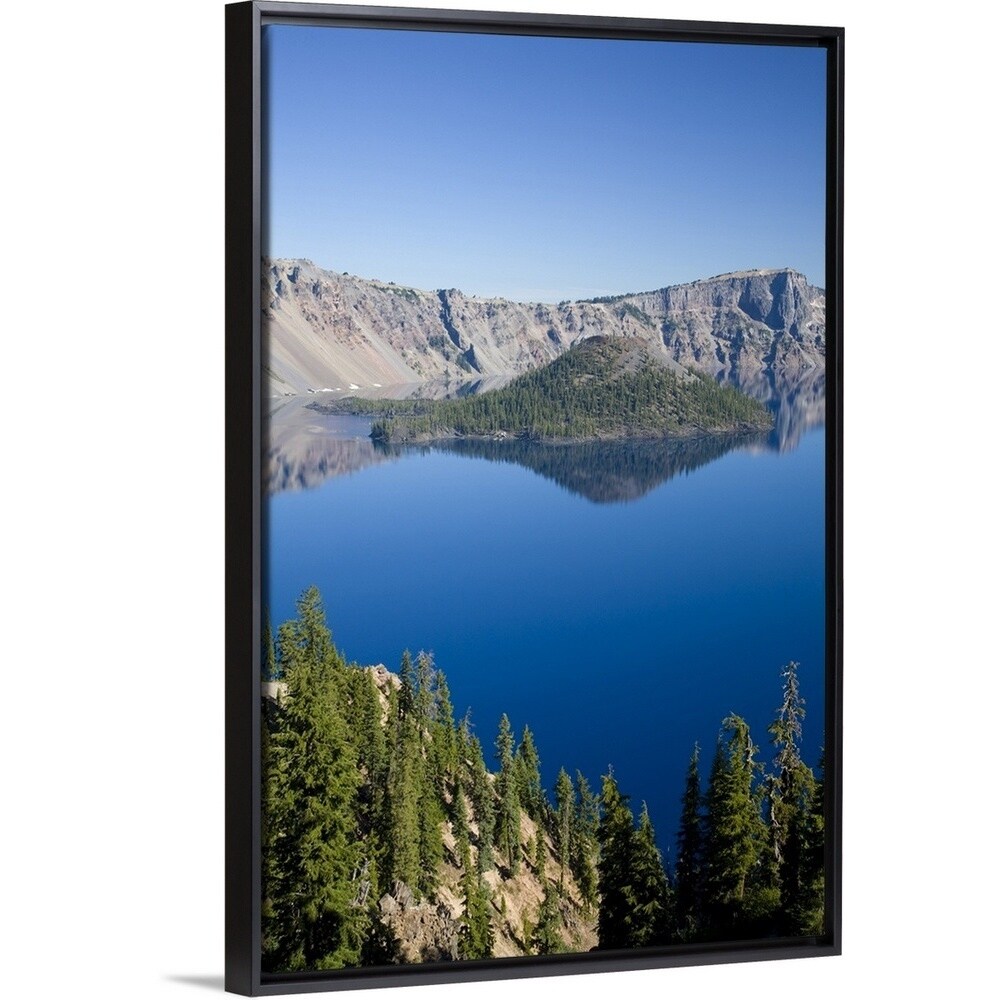 Crater Lake And Wizard Island Crater Lake National Park Oregon Usa Multi Color