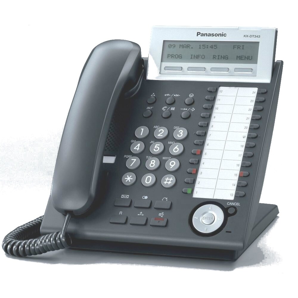 Shop Refurbished Refurbished Panasonic KX-DT343-B-R 3-Line LCD w- Backlight  - Free Shipping Today - Overstock.com - 15135344