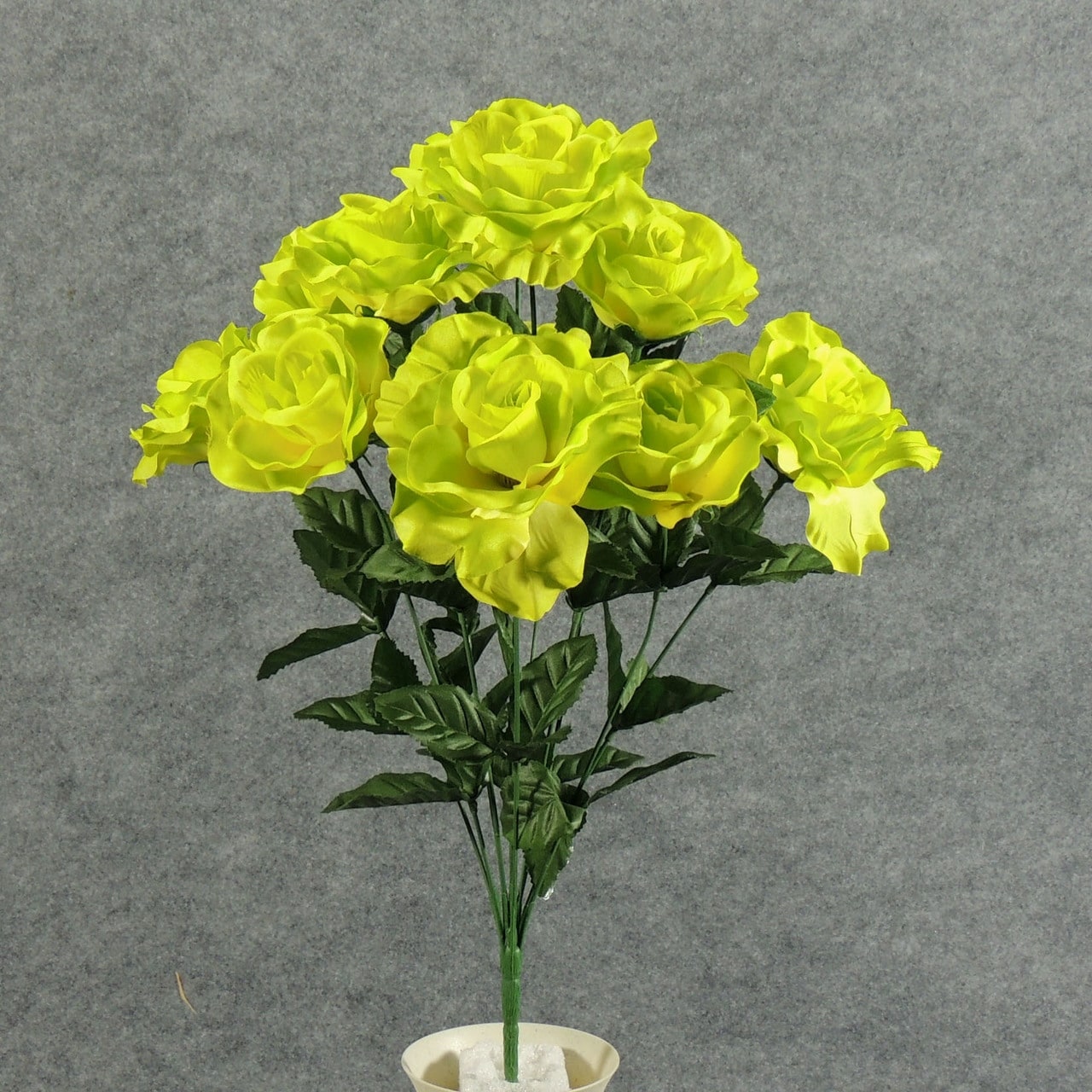 Shop 1 Pc 20 Inch Artificial Open Rose Bush W 12 Blooms Add