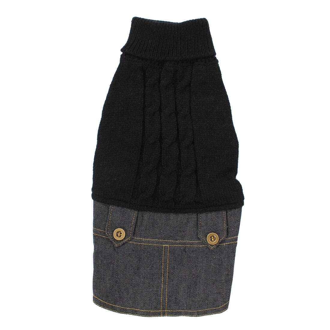 How To Wear A Black Denim Skirt In Winter Goldin Ma