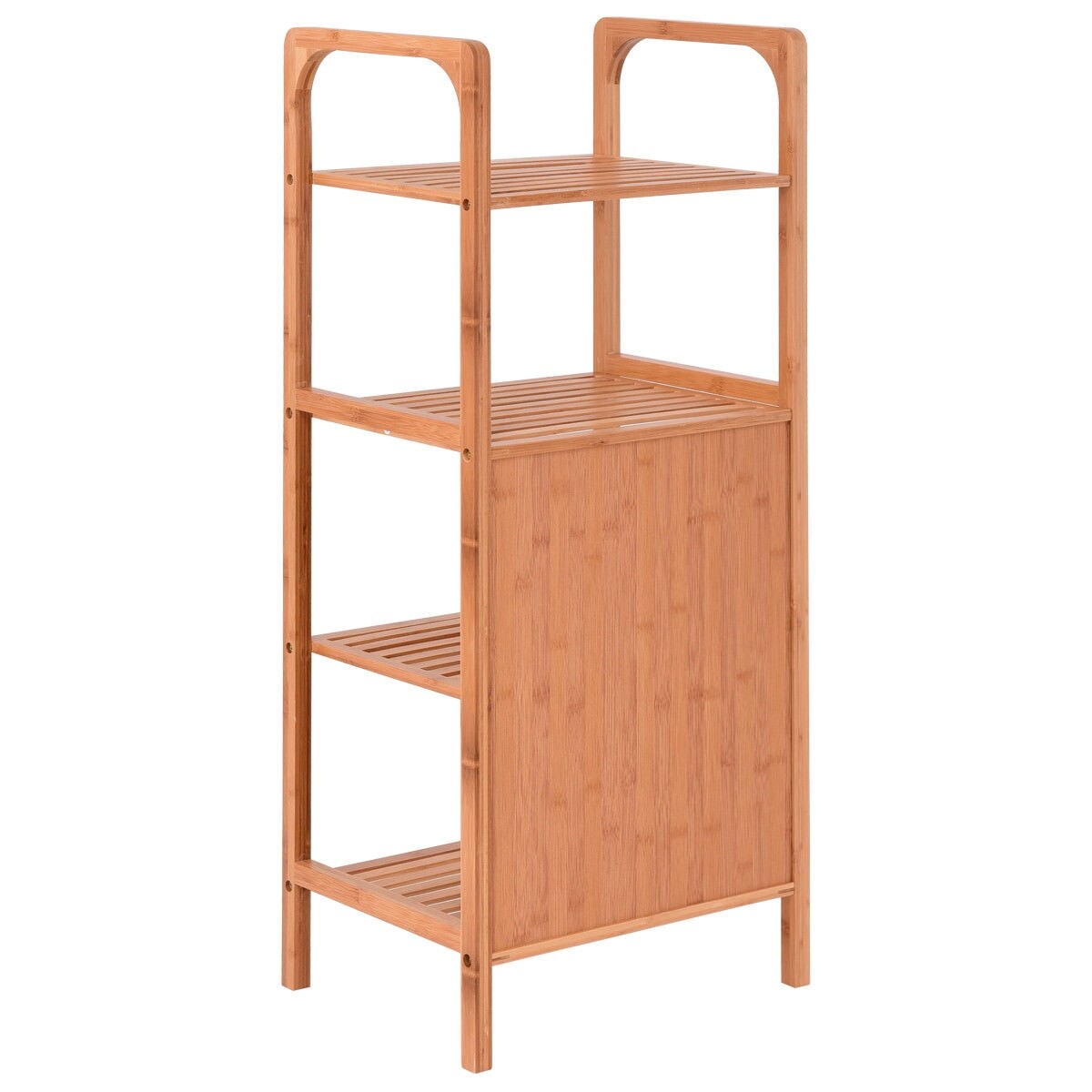 Costway 4 Tier Bamboo Bathroom Shelf Storage Unit Tower Rack Costway 4 Tier Bamboo Bathroom Shelf Storage Unit Tower Rack Plants Stand Multifunction As Pic On Free Shipping Orders Over 45
