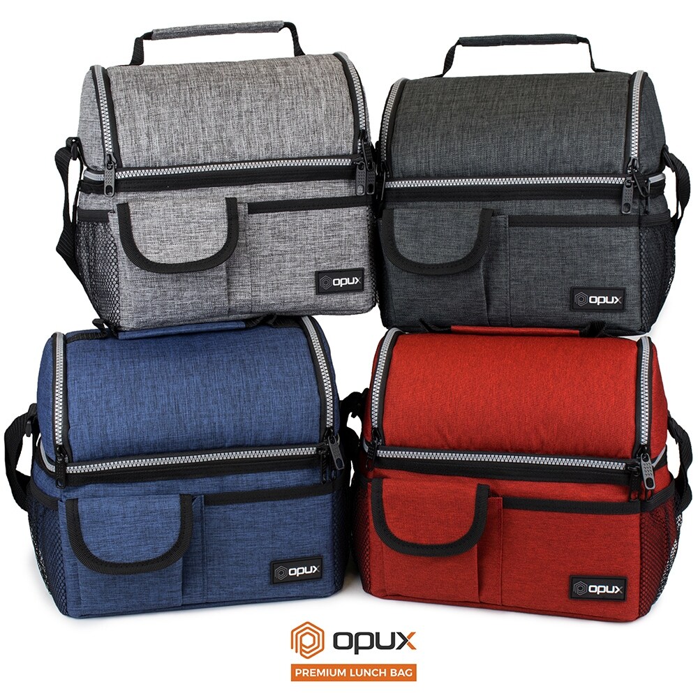 twin deck lunch bag