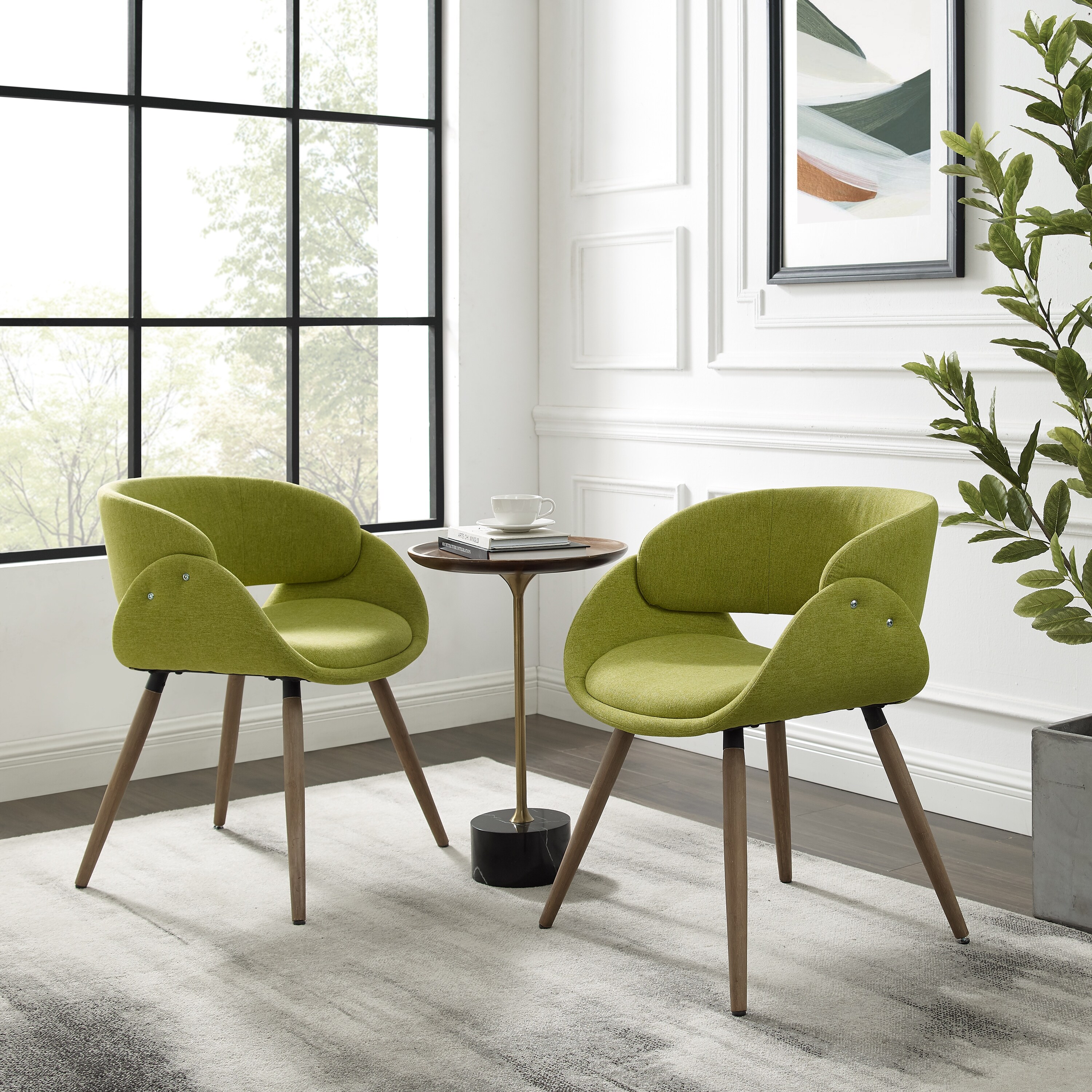 Corvus Mid Century Modern Accent Chair On Sale Overstock 20882542