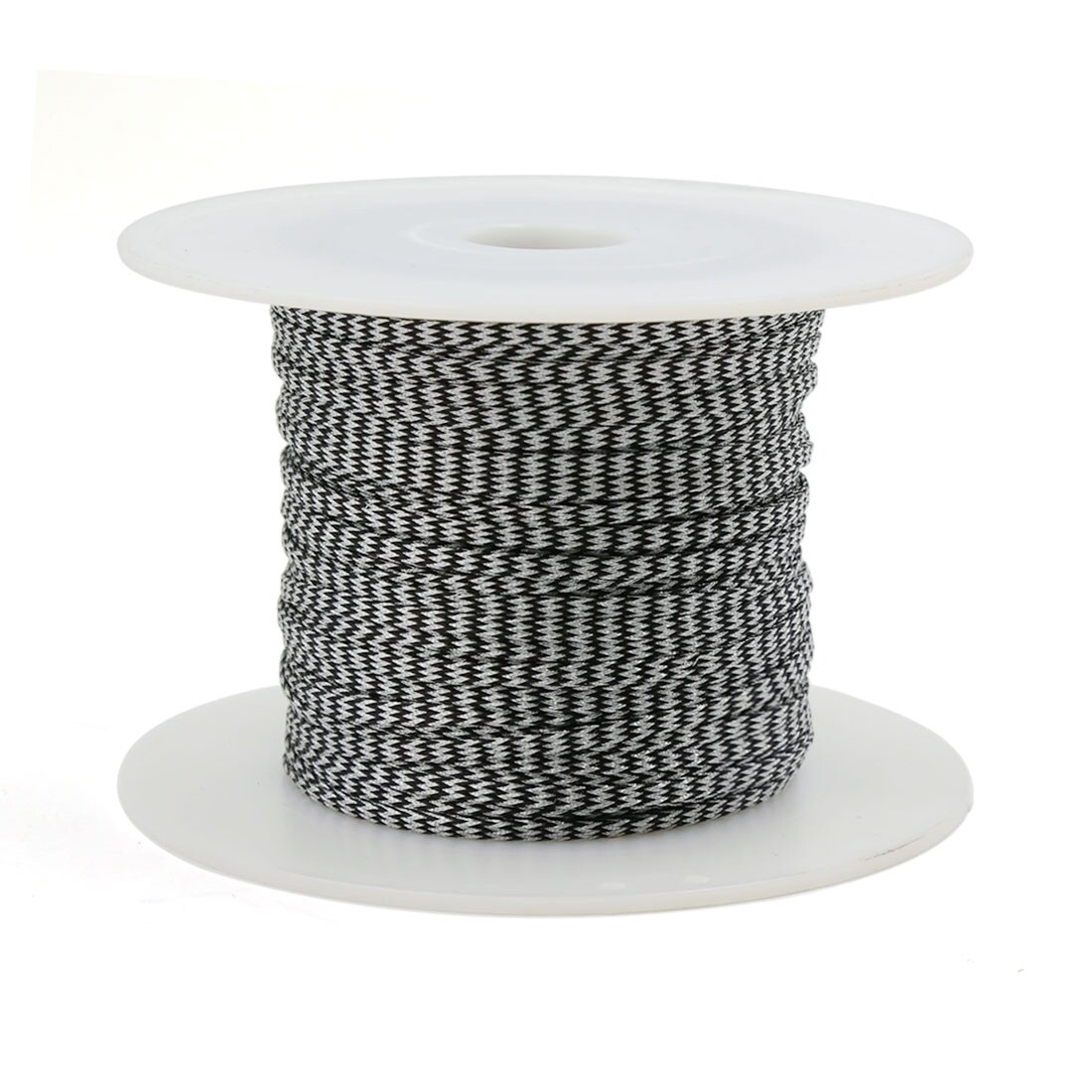 100M x 4MM Black Sliver Tone Car Expandable Braided Sleeve Wire Harness Sleeving - Free Shipping On Orders Over $45 - Overstock.com - 23814695