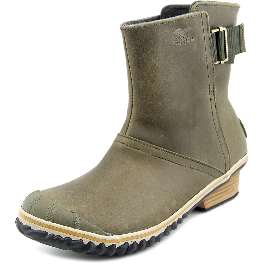 Shop Sorel Slimboot Pull On Women Round Toe Leather Winter Boot