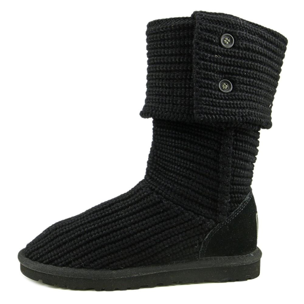 Shop Ugg Australia Classic Cardy Women Round Toe Canvas Black Winter Boot - Free Shipping Today - Overstock.com - 17197938