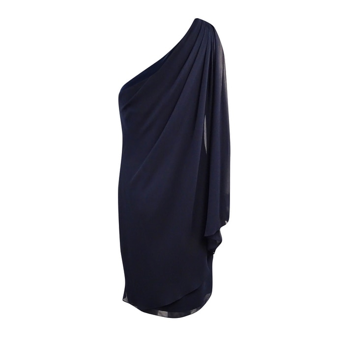 Lauren One Shoulder Chiffon Dress